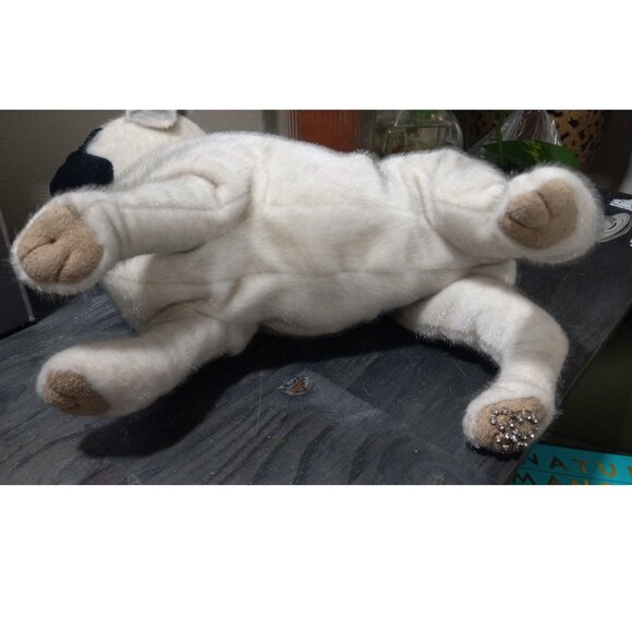 👉LAST CHANCE‼️ Vtg. Fuzzy Nation’s Poochie Pug Dog Handbag Apricot Fawn - Picture 10 of 16